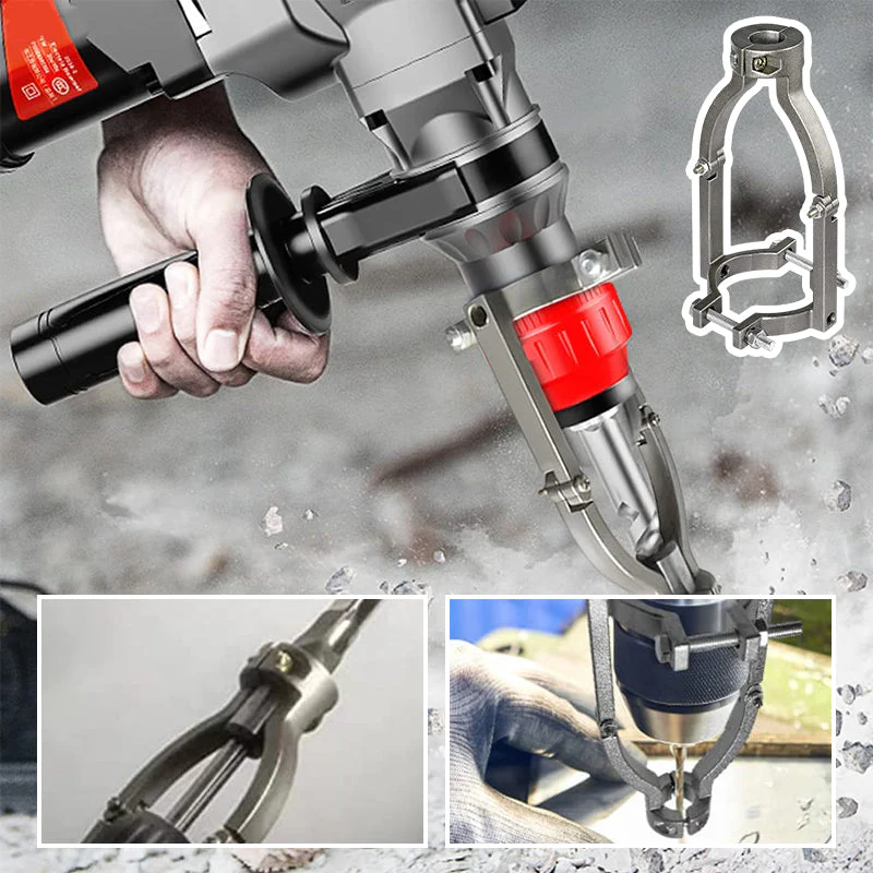 Woodworking Square Hole Drill Bits Adapter Bracket - Image 9