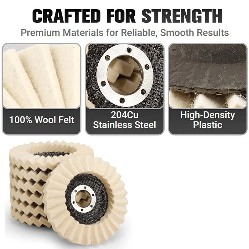 Wool Felt Flap Polishing Disc - Image 14