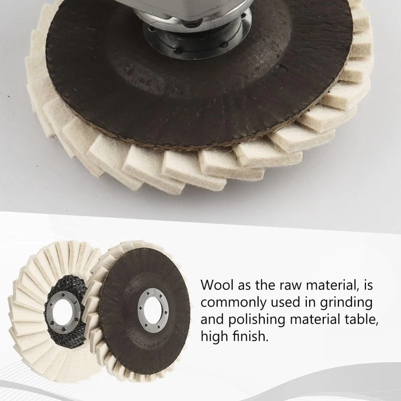 Wool Felt Flap Polishing Disc - Image 5
