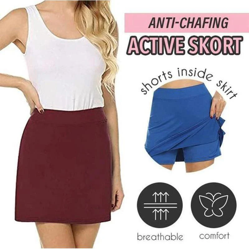 Workout Pleated Skorts - Image 8